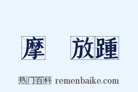 摩頂放踵是什么意思的图片
